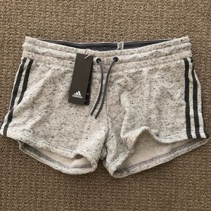 Adidas NWT Grey Cotton Shorts